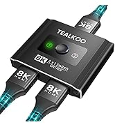 8K HDMI 2x1 Switcher スイッチャー HDMI switcher,hdmi Splitter 2 in 1 Out/1 in 2 Out Ultra 8K HD Bi