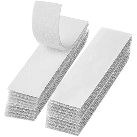 Double Sided Sticky Pads for Walls, 30 Pcs Self Adhesive Pads Mounting Tape Removable Heavy Duty Sticky Pads 30x100mm Cover