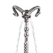 Hollow Skull Head Water Flowing Stainless Steel Urethral Sound Penis Plug Male Sex Toys (Cow Skull)