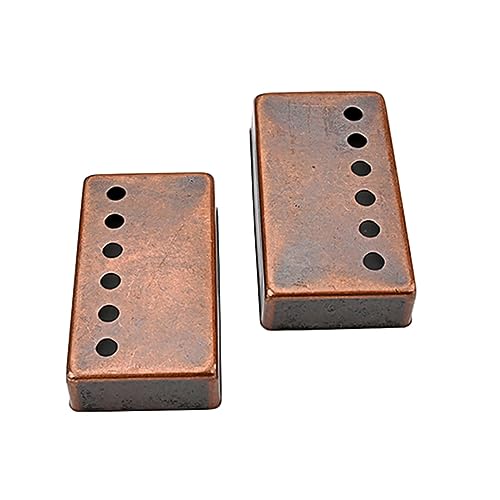 LALADEFIEE Gb303v ギターピックアップカバーセット メタルギターピックアップ エレキギター用 50/52mm 丈夫で滑らか