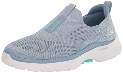 Image of Skechers Women Go Walk 6 Glimmering Slip On Shoe