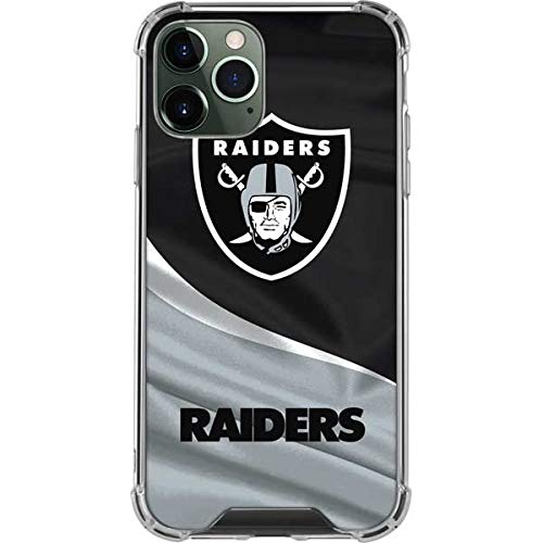 Skinit Clear Phone Case Compatible with iPhone 12 Pro - Officially Licensed NFL Las Vegas Raiders Design