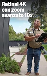 Nuovo Ring Videocitofono Pro cablato, ultimo modello (Wired Video Doorbell Pro) + Chime (3ª gen.) | campanello con videocamera | Tecnologia Retinal 4K, zoom avanzato 10x | Prova gratuita di 30 giorni del piano Ring Home