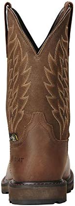 Ariat Mens Groundbreaker Wide Square Toe MetGuard Steel Toe Work Boot Brown 14 | Image 4