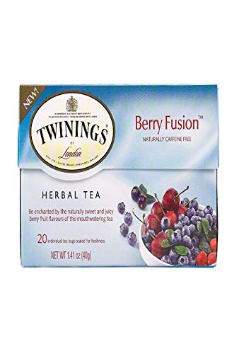 Twinings Berry Fusion Herbal Tea, 20 Bags Single Box #TOP18