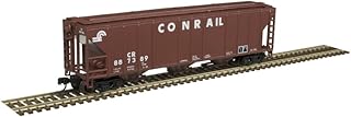 Atlas N Scale PS-2 4427 3-Bay Covered Hopper Conrail (Boxcar Red/White) #886042