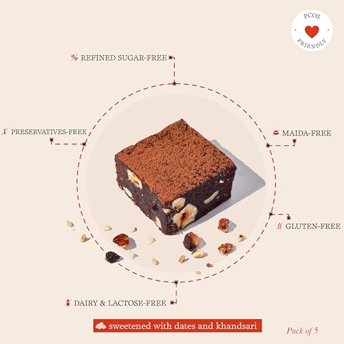 Image of The Cinnamon Kitchen Healthy Snack Combo 315g Cacao Hazelnut Date Fudge & Berry Cacao Oat Cookies (5 Pcs Each) | Gluten-Free | Organic | Refined Sugar Free | PCOS-Friendly