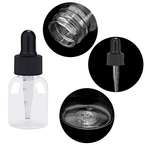 Yookat Eye Dropper Bottles 20 Pack 25Ml Dropper Bottles 20 Pieces Labels And 2 Pieces Funnels Plastic Dropping Bottles Set For Essential Oils Travel And Lab #TOP2