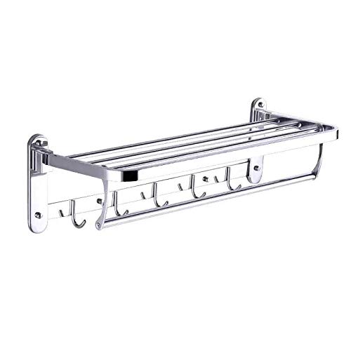 Soporte de pared toallero estante de acero inoxidable premium