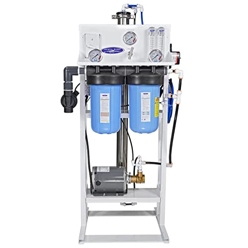 Crystal Quest Whole House Reverse Osmosis Water Filtration System | Compact, Space Saving, 3-Stage Filter | Made in USA | 750 GPD