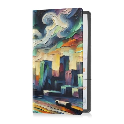 Organizador de Documentos de Cuero Slim miniatura 1