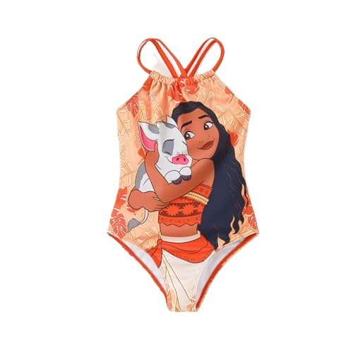 Image of Disney Stitch Marvel Frozen Elsa Girls Swimsuits UPF 50+ One Piece Bathing Suits Sport Summer Swimwear for Kids Size 3-13Y