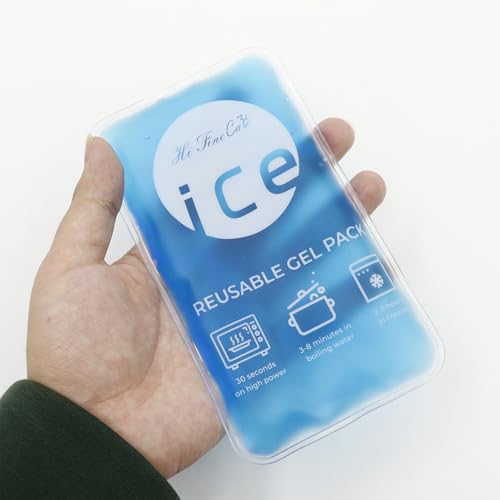 Kühlakkus für Kühler, Kühlakkus für Lunchboxen, Kühlakkus, Lunch-Tasche, hält Lebensmittel kalt, coole Drucktaschen-Designs, ideal für Kinder oder Erwachsene, Lunchbox und Kühler (Blau, 6 Stück), 15,2