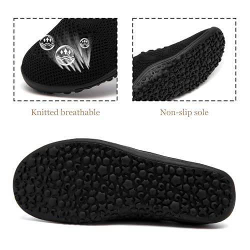 Women Barefoot Shoes Slip on Casual Walking Minimalist Zero Drop Sole Non Slip Soft Breathable Lightweight Sneakers Fashion Yoga Shoes4