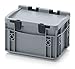 Produktbild Eurobehälter-Eurobox 20 x 15 x 13,5 mit Scharnierdeckel inkl. gratis Zollstock