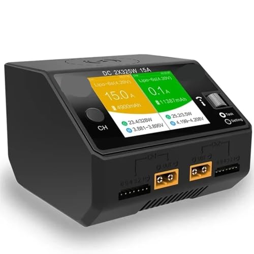 Chargeur Lipo D6 double canal 650W pour modélisme RC et batteries 1-6S