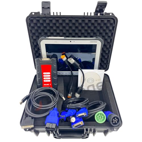 for Cummins Inline 7 Data Link Adapter Truck Diagnostic Tool with Insite 9.0 Software (Tools with Tablet)