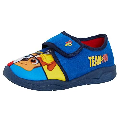 Paw Patrol Chase Marshall - Zapatillas de casa para niños, color Azul, talla 29 EU