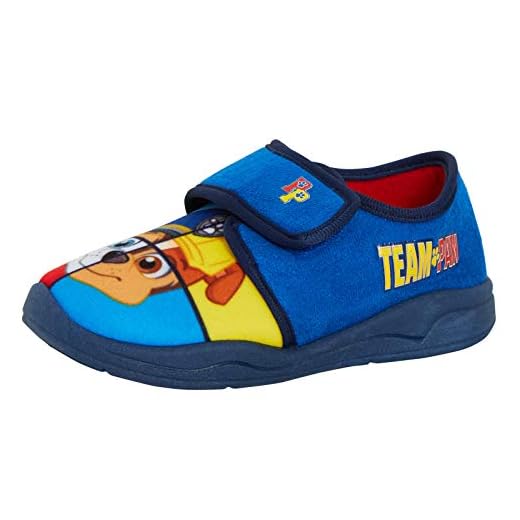 Paw Patrol Chase Marshall - Zapatillas de casa para niños, color Azul, talla 29 EU