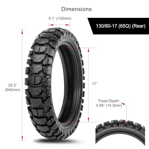 Tusk 2Track 130/80-17 Tire