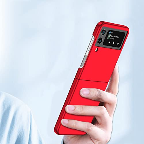 Coque Samsung Galaxy Z Flip 4 pliable antichoc rouge étui mince Galaxy Z Flip 3