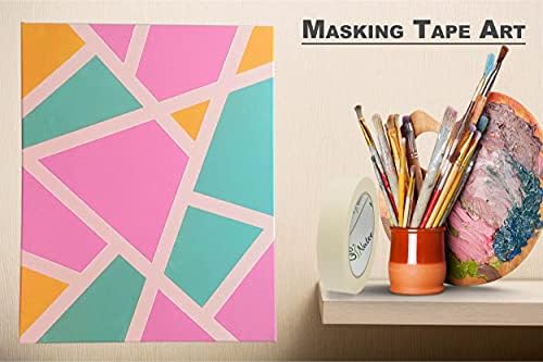 NATEE® All Purpose Masking Tape 25mm x 50M Professional Masking Tape Painting & Decorating | Sharp Paint Lines | Multi-Surface For Indoor & Outdoor | DIY | Office Use | Arts and Crafts (1)