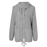 Generisch Regenjacke Damen Wasserdicht Atmungsaktiv Regenmantel Festival Regenponcho Ultraleicht Große Größen Lang Regen Poncho Rain Jacket Women