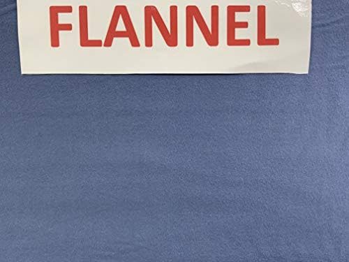 45” Wide 100% Cotton FLANNEL Snuggle Flannel Denim Blue - 1