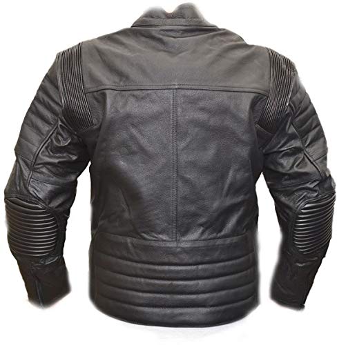 ノーブランド バッファローレザー ダブルライダースジャケット XL