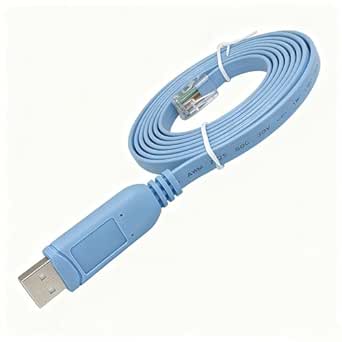 Amazon.com: USB to RJ45 Console Cable 6FT, Compatible with Cisco Huawei ...