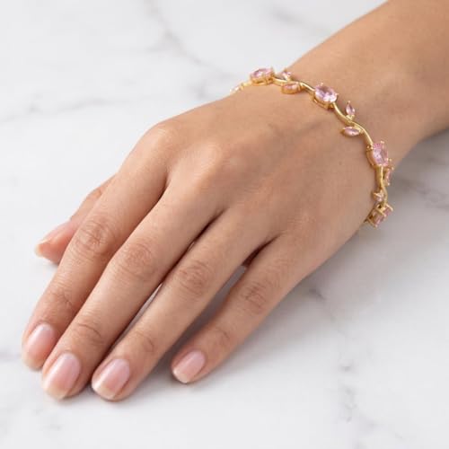 Image of SALTY Tulip Bracelet for Women Anti Tarnish | Fancy Floral Bracelet | Jewellery Gifts | Hand Band | Fashion Accessories for Girls | Minimal Jewelry Design | Gift for Rakhi | Gift for Diwali, Christmas, Marriage, Birthday