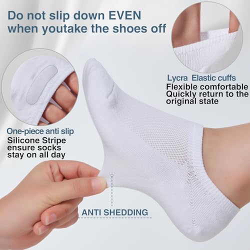 8 Pairs No Show Socks Womens and Mens Low Cut Ankle Short Non Slip Athletic Running Casual Invisible Liner Socks3