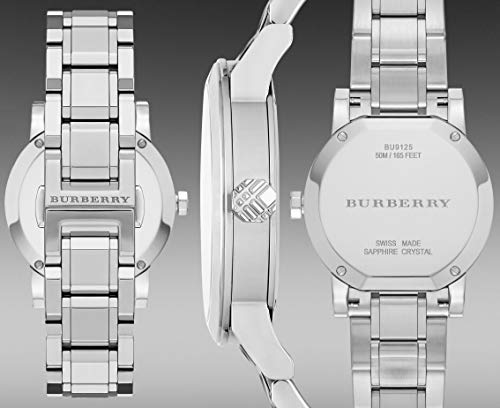 Swiss Rare Diamonds Silver Motherpearl Date Dial 34Mm Women Stainless Steel Wrist Watch The City Bu9125 #TOP5