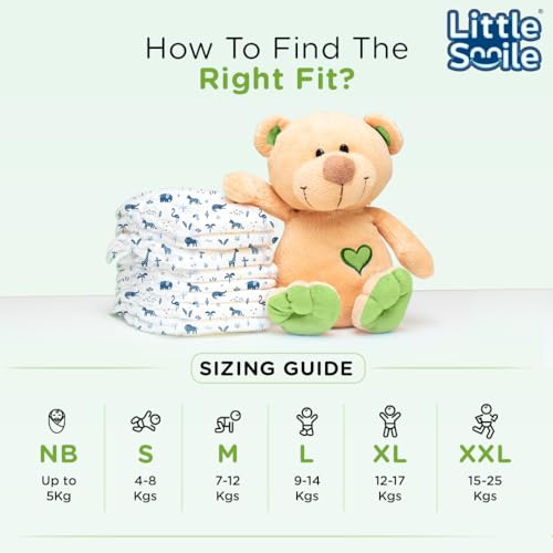 Image of Baby Diapers Pant Style | Size - M - 34 (Pack of 2) | Odorless and Antibacterial Layer with Urine Indicator (68 Pieces)