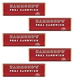 Hammond’s Candies Gourmet Chocolate Candy Bars – PB&J Sandwich | Sweet Milk Chocolate, Peanut Butter and Jelly Chocolate Bar, Premium Ingredients, Certified Kosher Handcrafted in the USA | Pack of 5