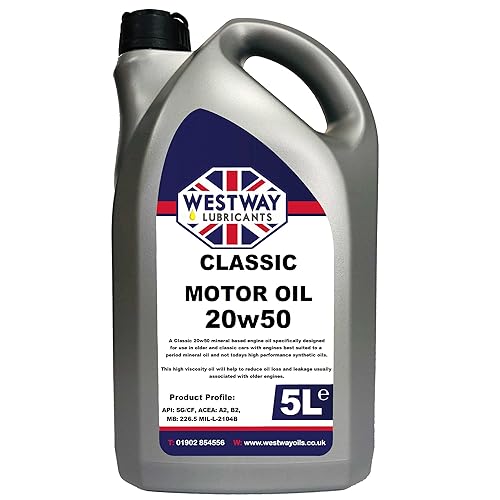 Westway 20W50 Mineral Engine Oil 5L