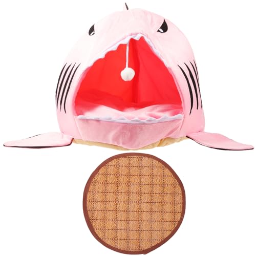 TOYANDONA Panier pour Chat Requin Maison Simple pour Chat Et Chaton Nid Confortable pour Espace De Repos
