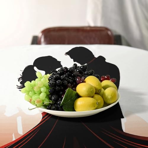 Nappe rectangulaire 140x279 cm imperméable pour salle de bal - 6