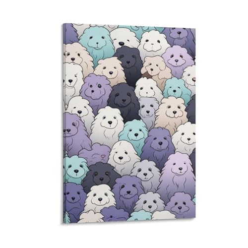 Chiots Murale Décoration pour habiller un grand mur vide