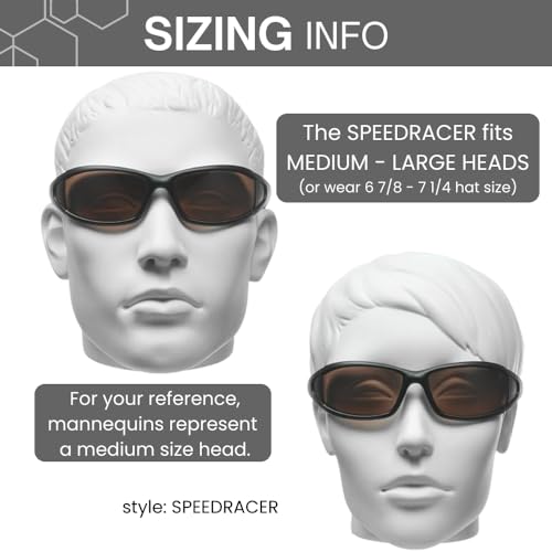 Image of proSPORT Blue Light Reducing High Definition HD Lens Sunglass TR90 Sport Frame Men Women