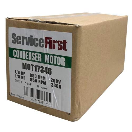 MOT17346 Replaces MOT14045 MOT-14045 Motor; 1/5 HP - 48 Frame