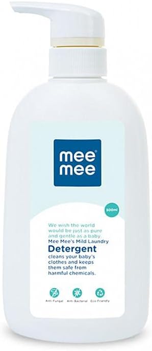 Baby Liquid Detergent 500 ml | Ph balanced, Free from Harsh Chemicals, Safe for mother's hands & baby's skin | Anti-Bacterial, Removes Stains & Odor with One Drop, Hypoallergenic