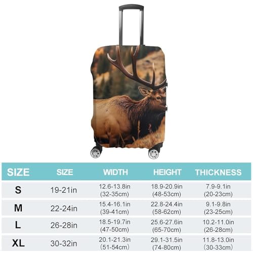 Wild Animals Luggage Cover, Washable Elastic Suitcase Cover Protector Fit 18-32 Inch Luggage2