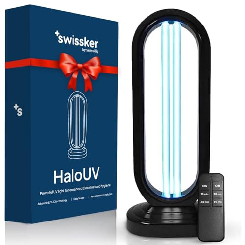 Swissklip Swissker HaloUV, Mold Remover, Home Disinfection Device, Dust Mites Remover, UV Light...