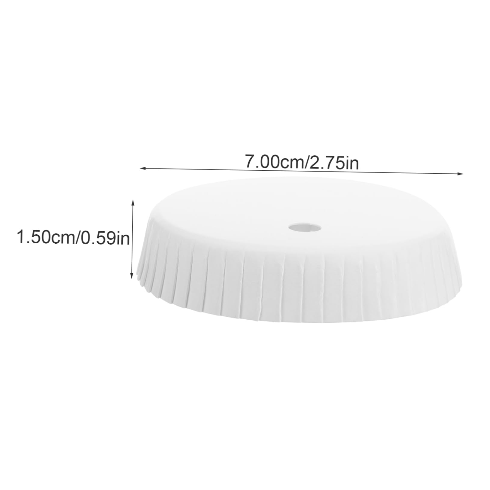 FOMIYES 100pcs Paper Cup Covers Disposable Round Lids Paper Cup Protectors Small Round Covers for Hotel Cafe Shop