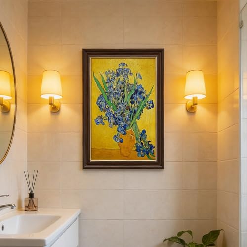 Impression sur toile Iris de Vincent Van Gogh 50x76cm