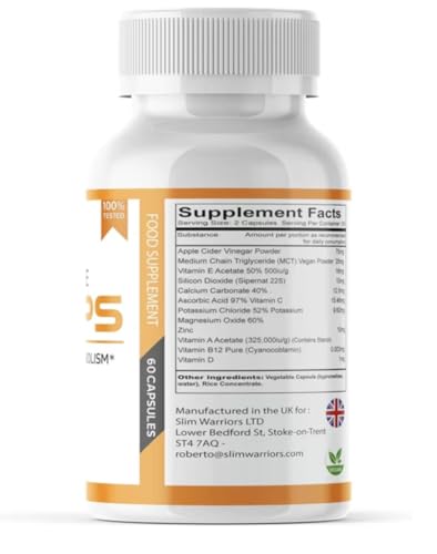 VITARISE CAPS – Advanced Formula Supplement, Weight Loss Support, Energy and Vitality Support, Metabolism Support - 60 Capsules - New & Sealed - Image 3