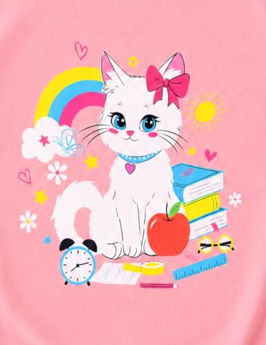 Image of Toddler Girls T-Shirt Short Sleeve Cartoon Graphic Tee 2-6T