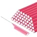 LZZ 40 Stück Papilotten Lockenwickler, Papilotten Grosse Kleine Locken, Lockenwickler Ohne Hitze über Nacht, Manuelle Lockenwickler Flexwickler Set mit 1 Rosa Kamm, für Lange und Kurze Haare (24cm)