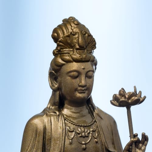 Estatua Buda Mahasthamaprapta de Bronce 2.7 in miniatura 6